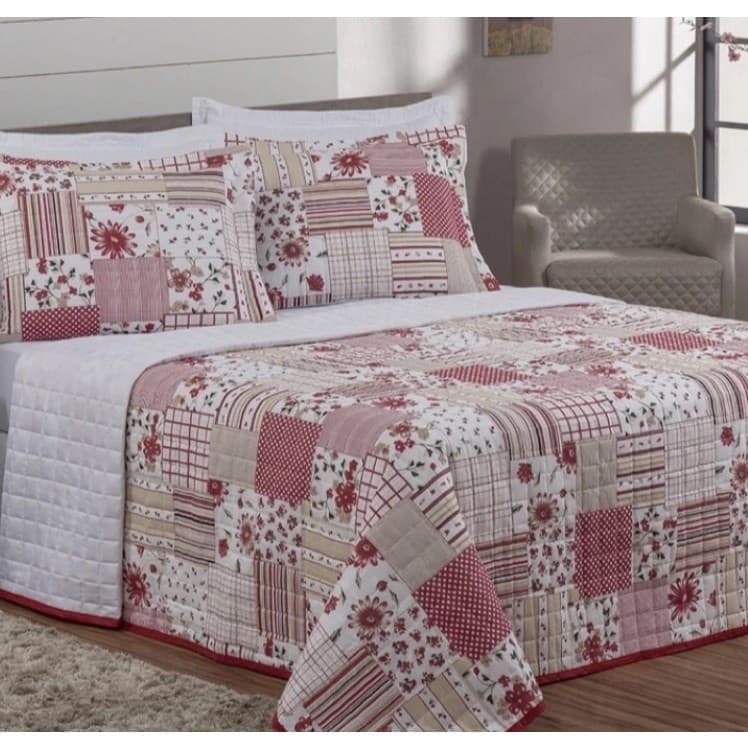 Cobre Leito Matelado Variado Estampado Face Única Casal ou Solteiro
