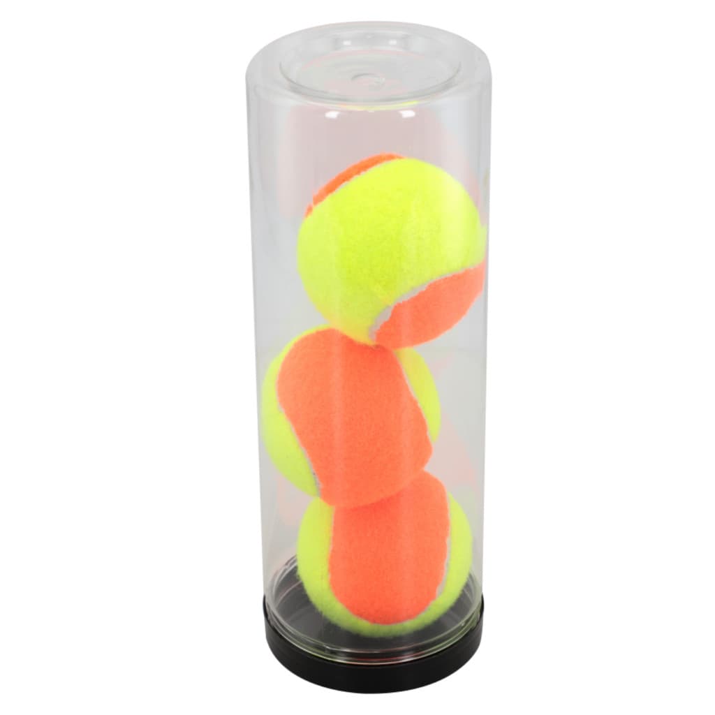 Kit 3 Bolas Beach Tennis Soft 6,5cm Borracha e Feltro Sintético