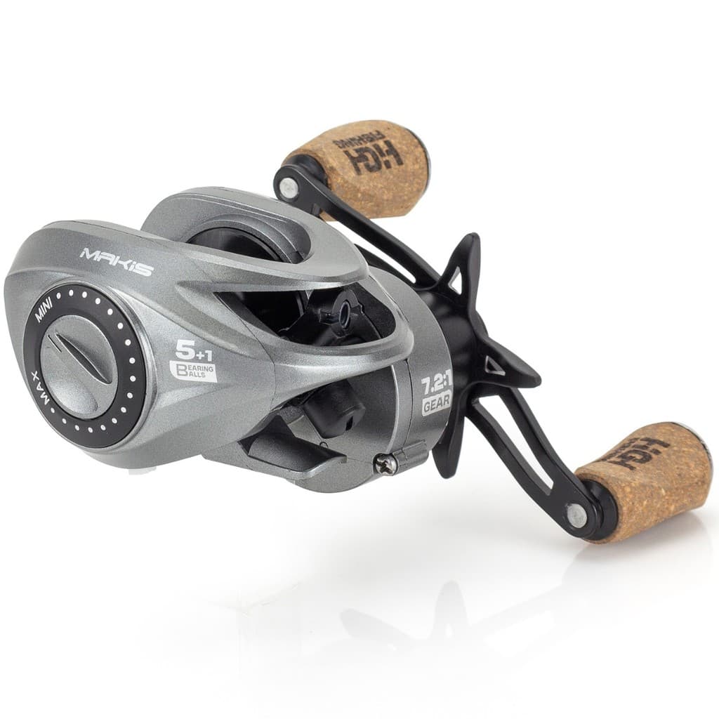 Carretilha Pesca Zaire 6 Rolamentos 9kg 7.2:1 Makis Fishing