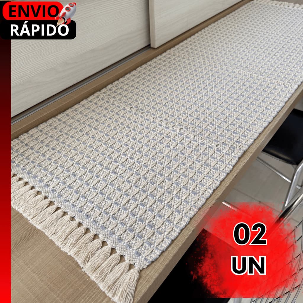 CONJUNTOS TRILHOS/PASSADEIRA DE MESA CINZA LUXO 1,0M/1,5M/2,0M ARTESANAL FEITO À MÃO PARA DECORAÇÃO.