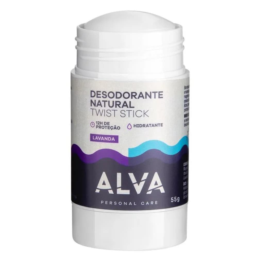 Desodorante Em Barra Lavanda Vegano 55g Alva