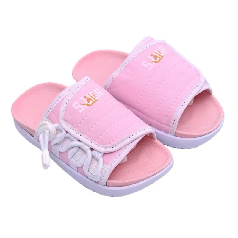 Chinelo Sandália Infantil Rosa Menina Criança Slide Asuna Leve e Confortável