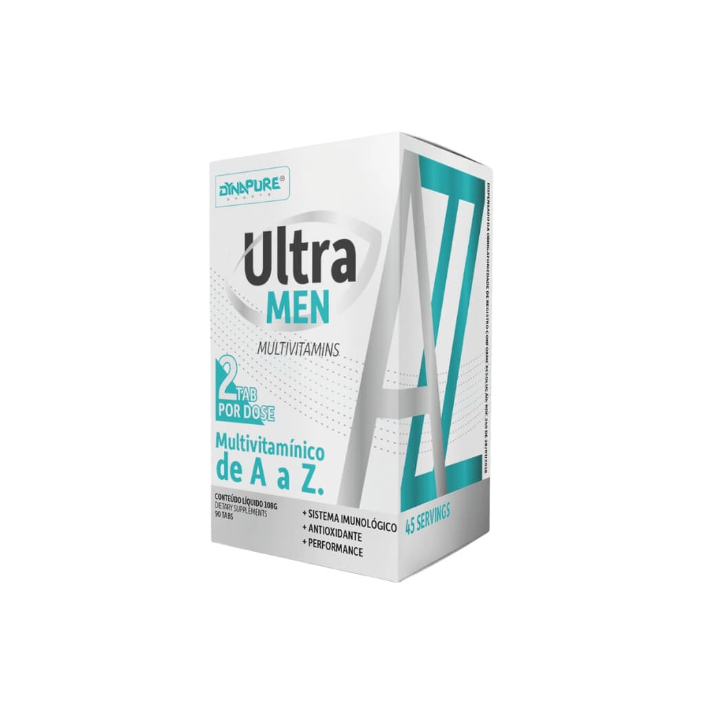 Multivitamínico Ultra Men 90 Tabletes Dynapure By Dynamo Labz