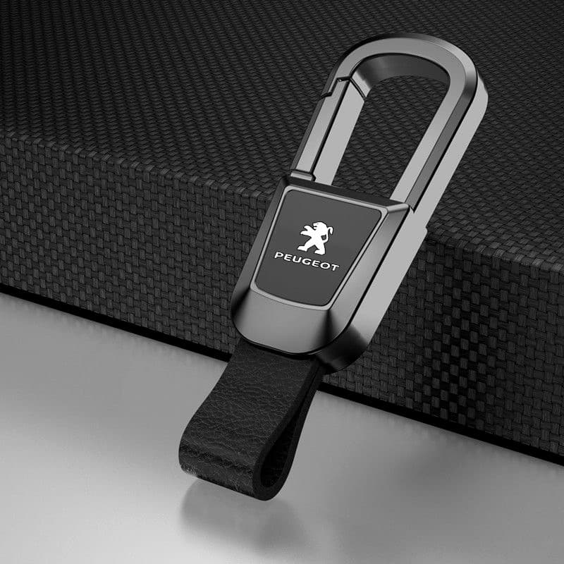 Chaveiro de Carro Durável, Liga de Zinco com Cabo de Logotipo para Peugeot 607 308 2008 5008 508 4008 306 307 1274