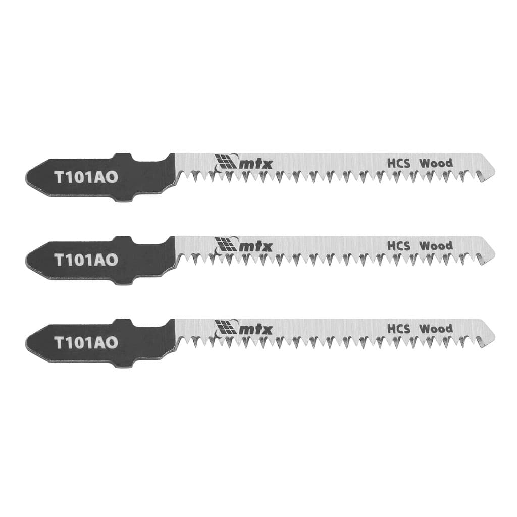 LAMINA PARA SERRA TICO-TICO, ACO CARBONO, ENCAIXE BOSCH, T101AO, 50 X 1,4MM, 3PCS // MTX