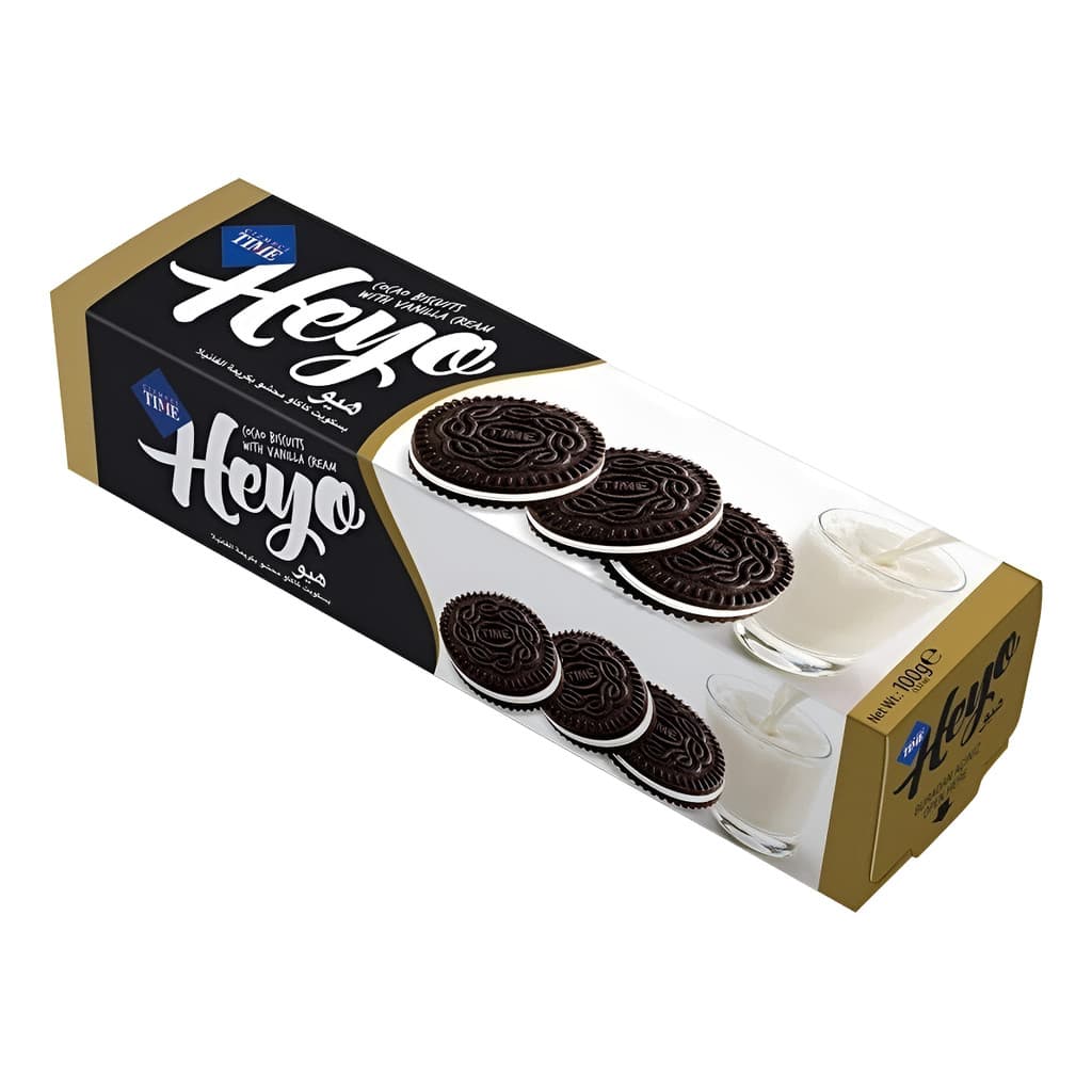 Cizmezi Time Heyo Biscoito Bolacha Recheado Cacau Baunilha