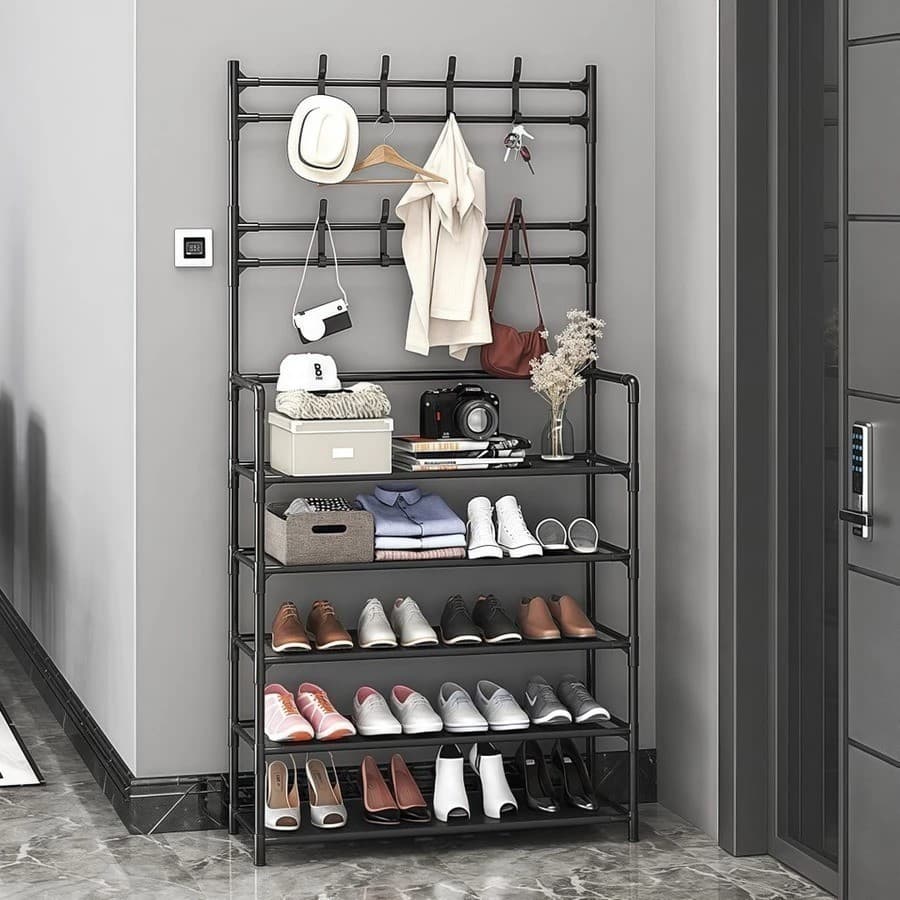 Sapateira Multiuso – Estante Organizador de Calçados, Roupas e Acessórios Fácil de Montar
