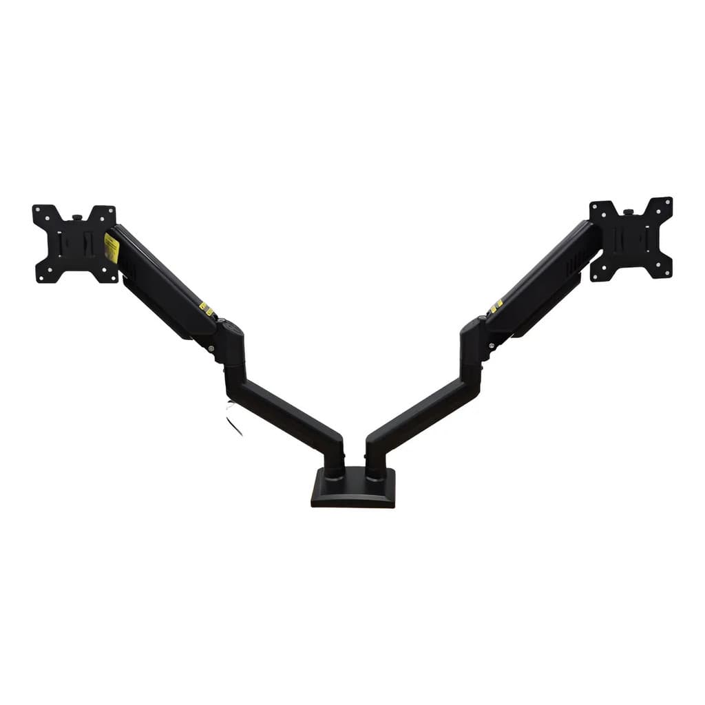 Suporte A Gás Para 02 Monitores 17'' 32'' Raikou - Preto
