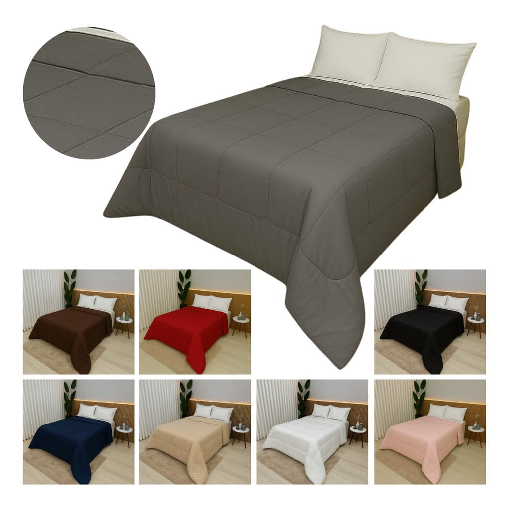Edredom Para Cama King Size E Super King Várias Cores