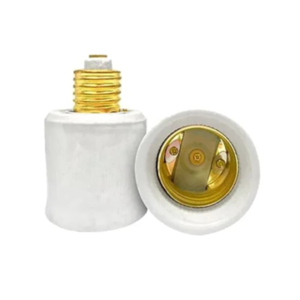 Soquete Para Lâmpadas Adaptador De Porcelana E27 Para E40 Germer
