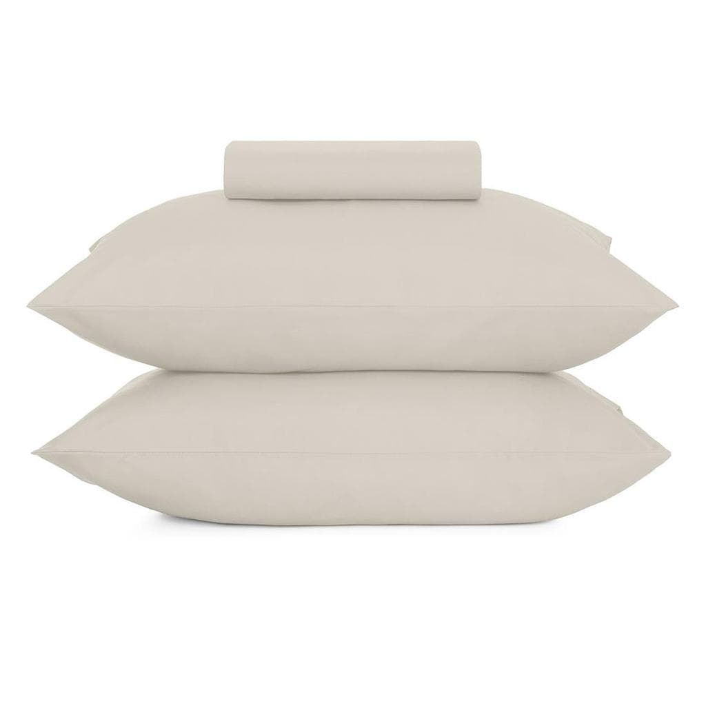 Jogo de Cama Queen Completo Altenburg Toque Acetinado Bege Porcelana