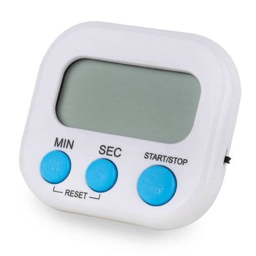 Mini Relogio Digital Cozinha Compacto Facil Uso Varias Cores Funcional
