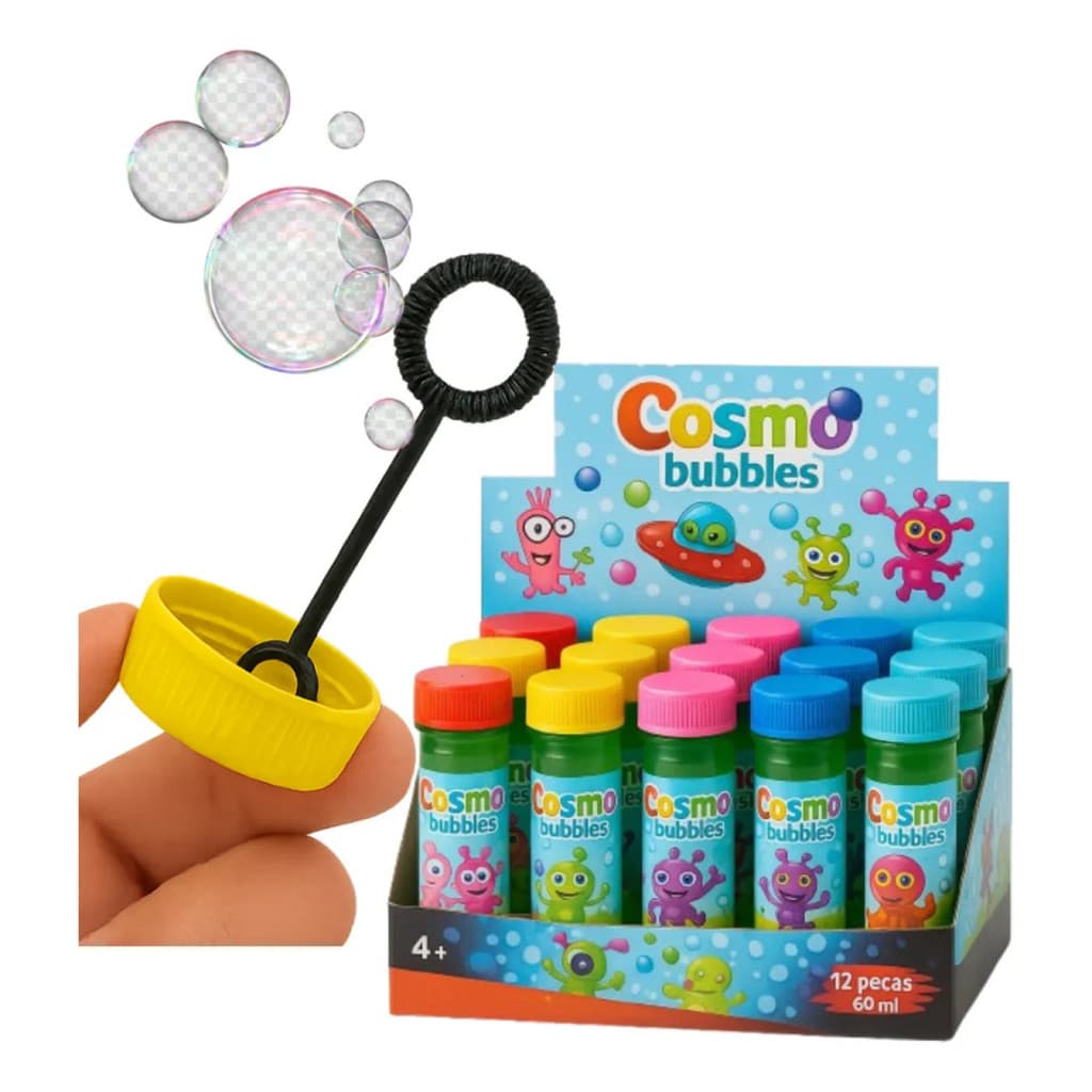 Kit 12 Faz Bolinha Sabão