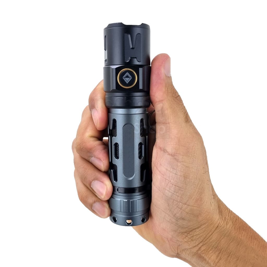 Lanterna Tática Led P80 Botão Traseiro Até 24hs de Autonomia