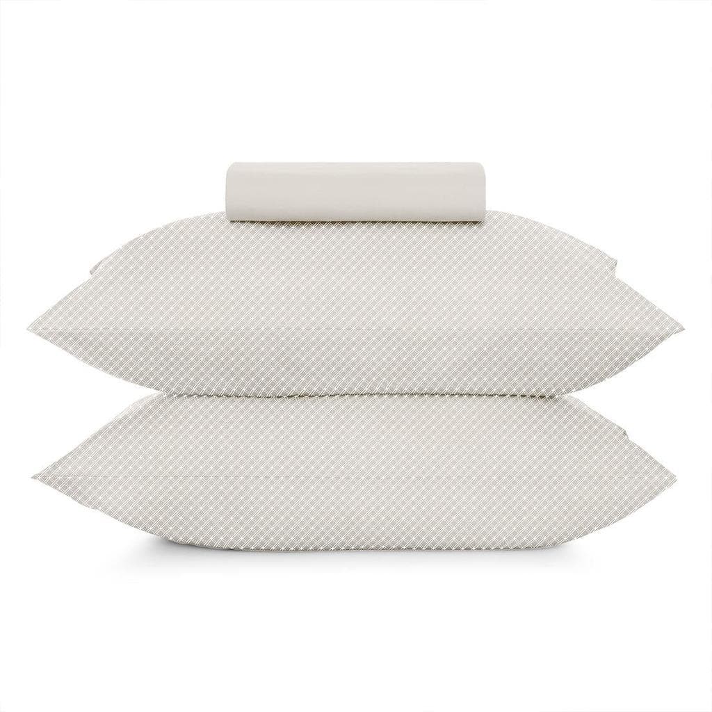 Jogo de Cama Simples King Altenburg Toque Acetinado Slim Porcelana