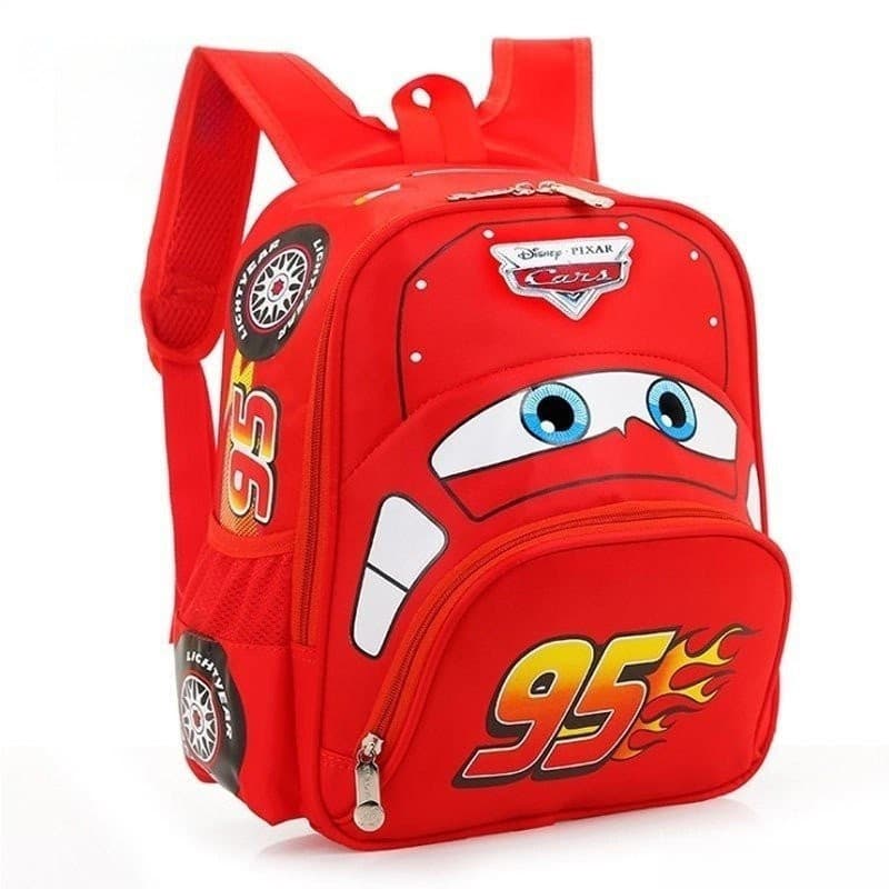 Mochila infantil unissex Lightning McQueen mochila infantil unissex adequada para meninas, maior resistência ao desgaste