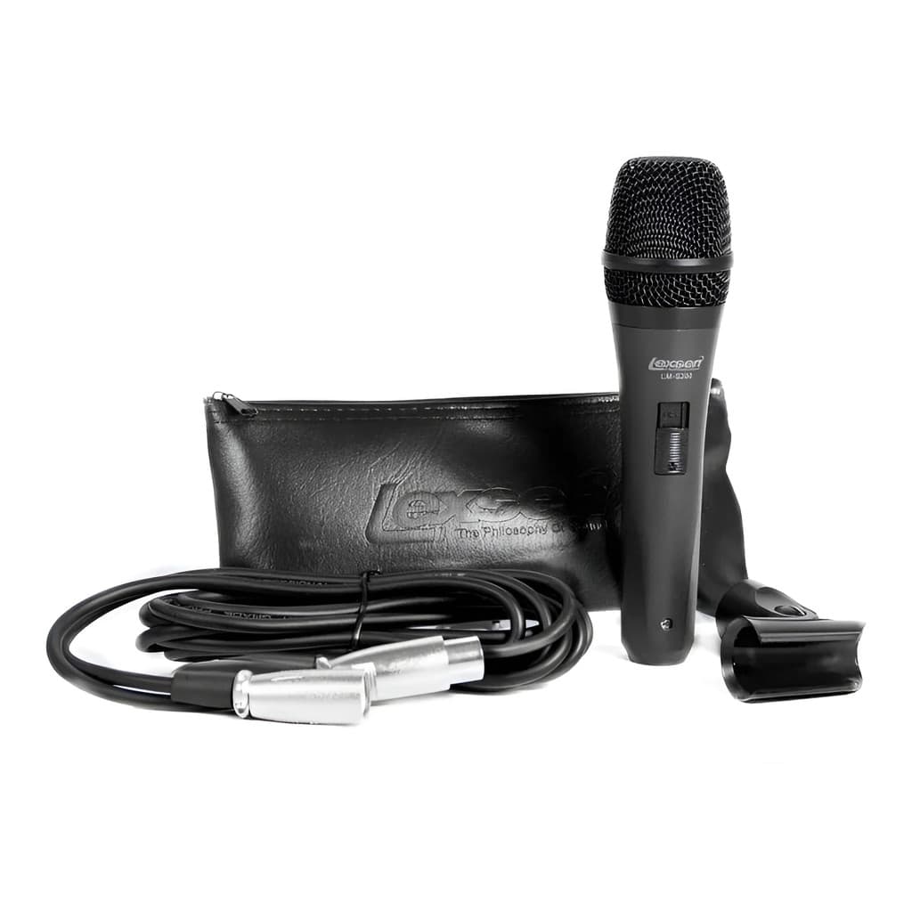 Microfone Dinâmico Lexsen Supercardioide Lm-s200 Bag E Fio