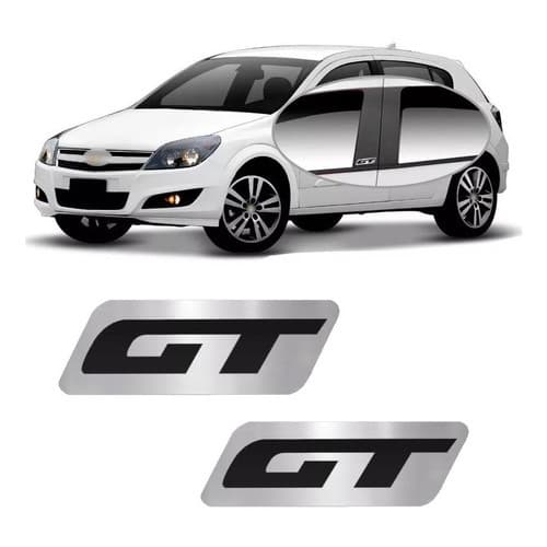 Par Adesivo Coluna Vectra Gt 2008 2009 2010 2011 2012 2013