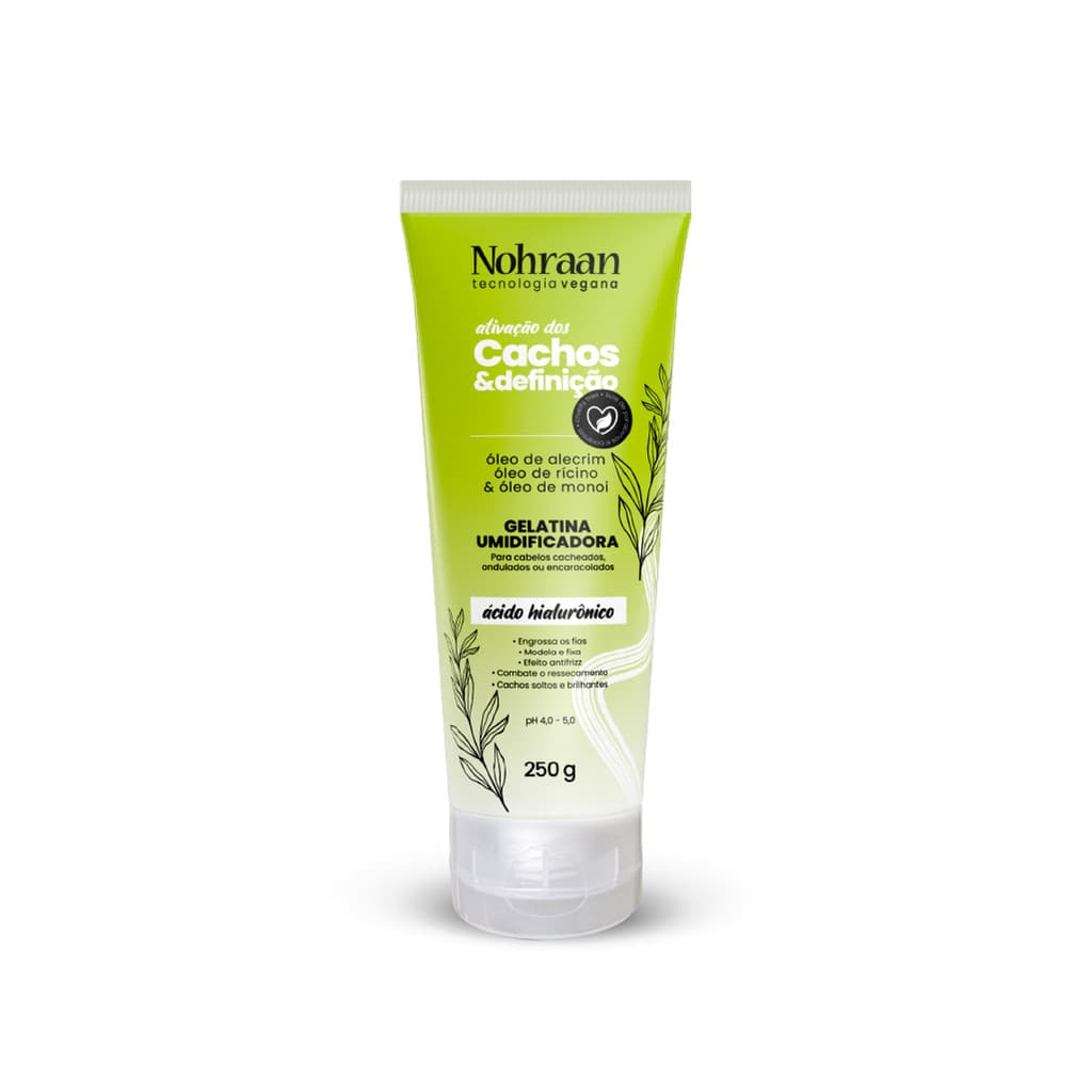 Gelatina Umidificadora Vegana Alecrim | Nohraan – 250ml