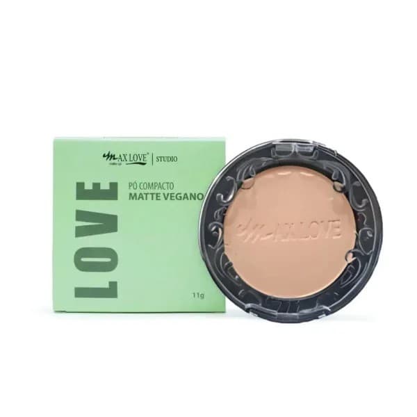 Pó Compacto Matte Vegano Cor: 43 Max Love