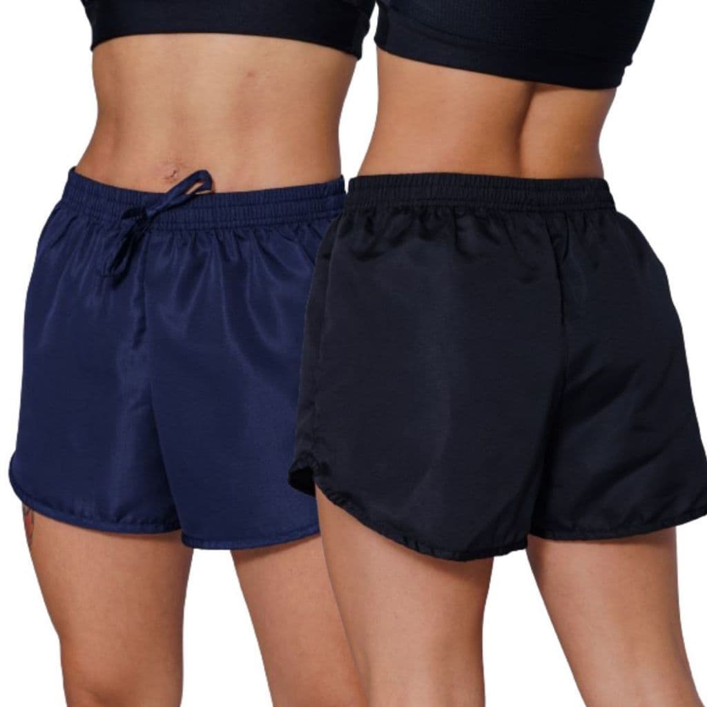 Kit 2 Short Tactel Feminino P ao Plus Size Moda Praia Clube Parque Tecido Leve