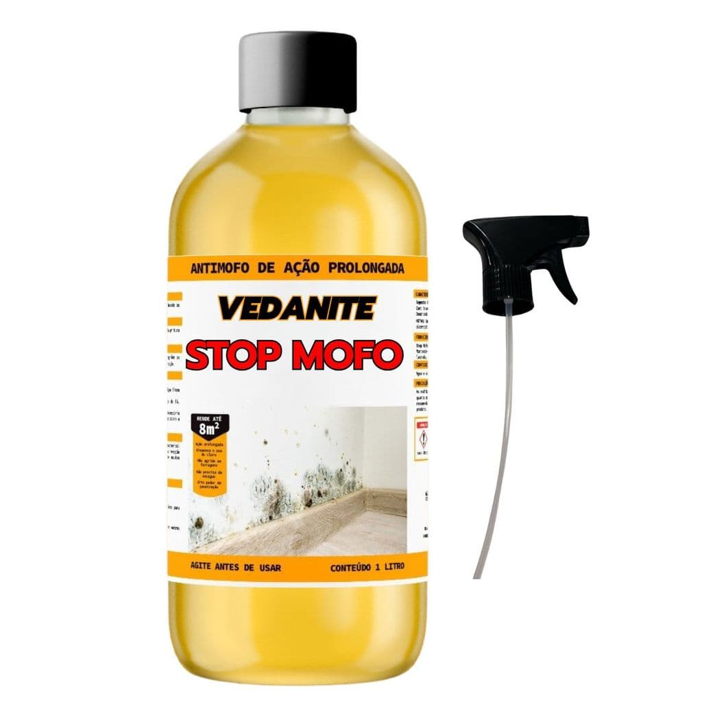 Mata Mofo Stop Mofo Antimofo Parede Teto 1lt + Borrifador