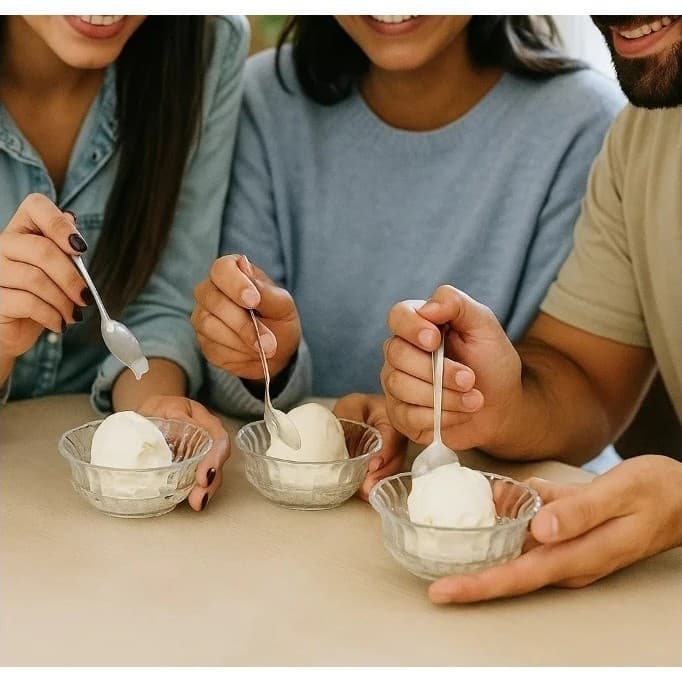 Conjunto 3 Bowls de Vidro Alexa Transparente Refratário Sobremesa Lanches Caldos Cozinha