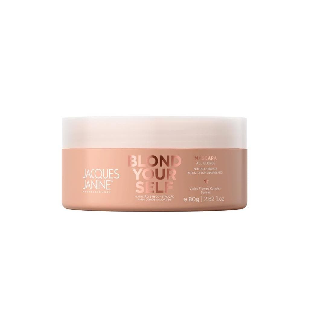 Jacques Janine Máscara Tratamento Loiro Desamarelador Matizador Blond Yourself 80g