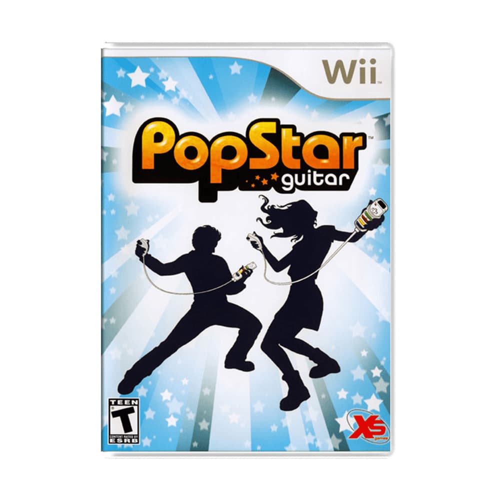 Jogo Pop Star Guitar Nintendo Wii Físico Original (Seminovo)