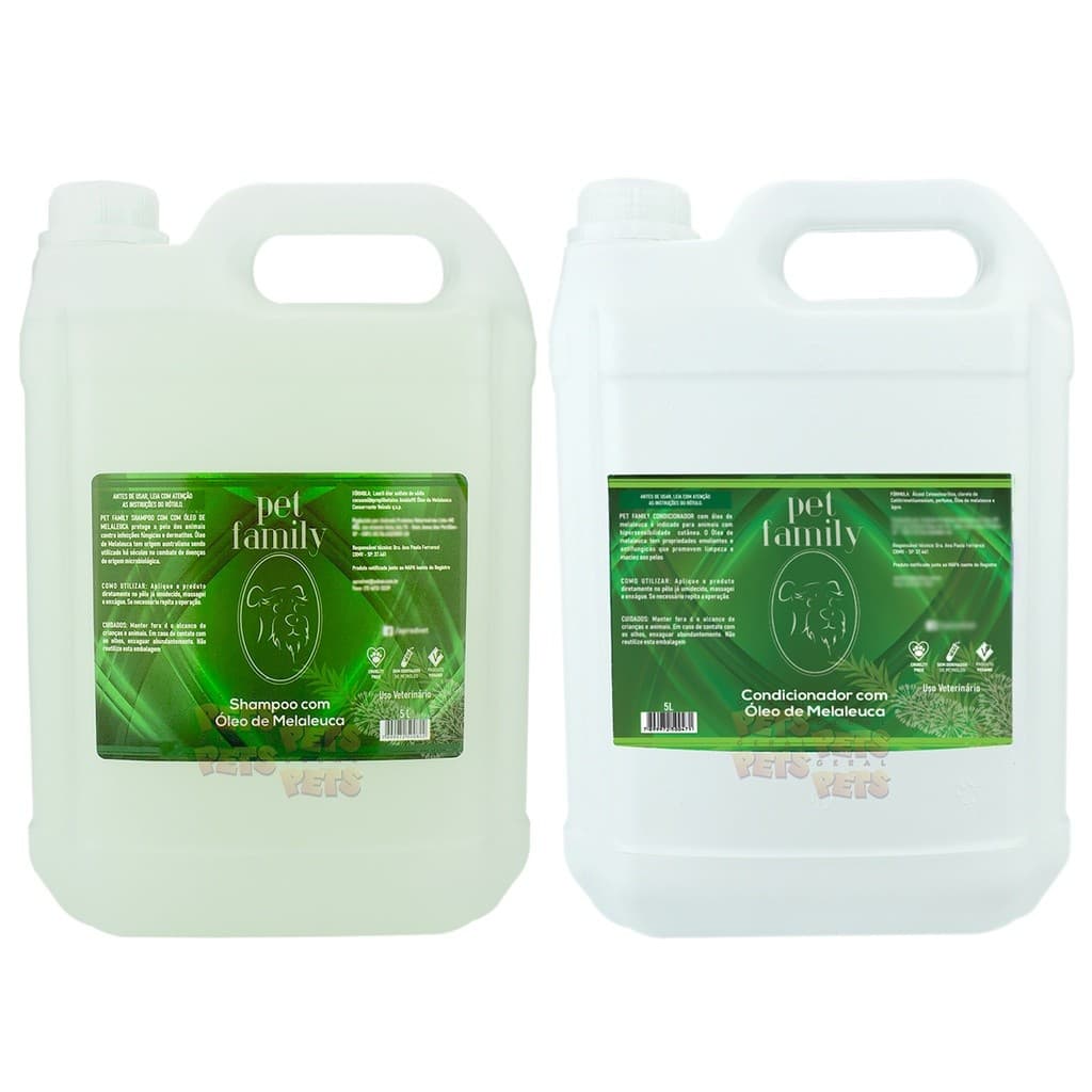 Kit Produtos Tratamento Pets Contra Dermatites Infecções Alergias Problemas Pele Shampoo Melaleuca