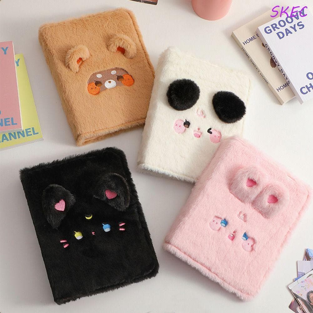Capa De Livro Da Coleção SKEC , Álbum De Cartões De Urso De Gato Com Recarga De Página Interna De Folhas Soltas , Suport
