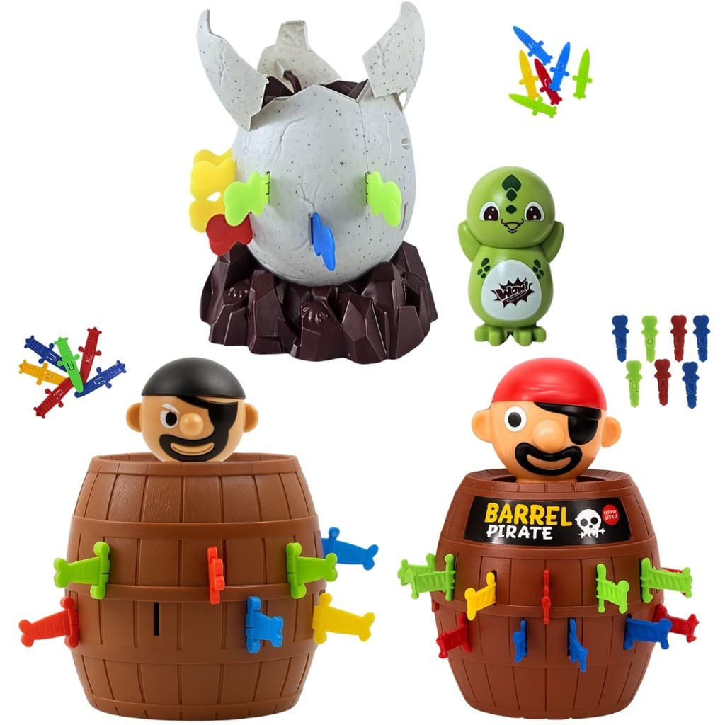 Jogo Infantil Salta Pirata Espeta Barril - Castela