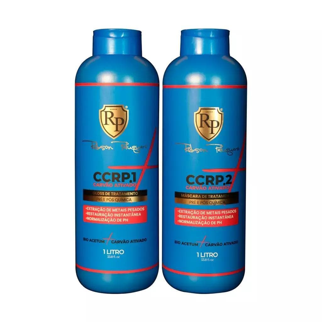 Kit CCRP Carvão Ativado 1 Litro Robson Peluquero