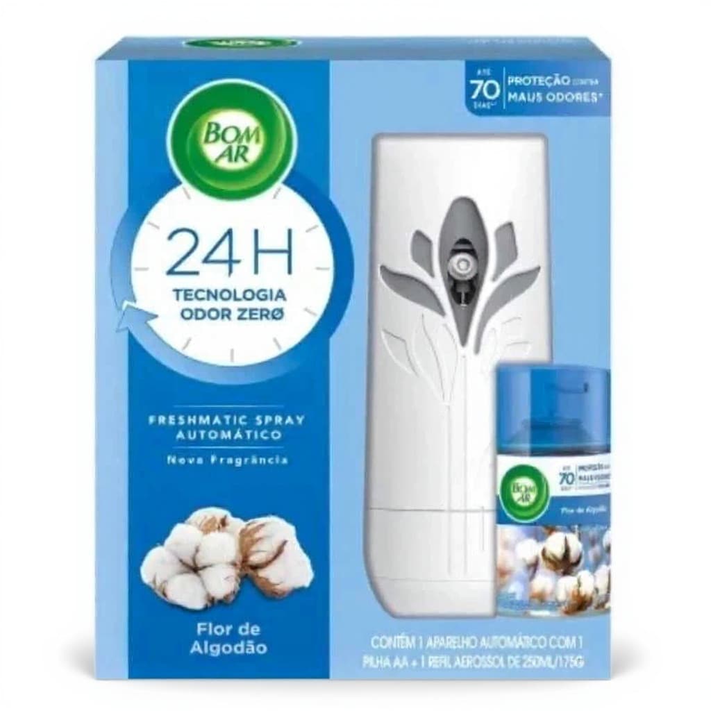 Glade Automático Flor de Algodão Aparelho e Refil 250ml