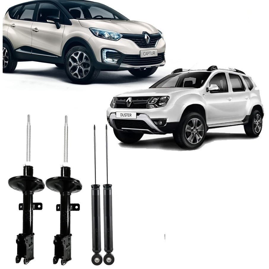 04 AMORTECEDORES DUSTER 4X2 2011 2012 2013 2014 2015