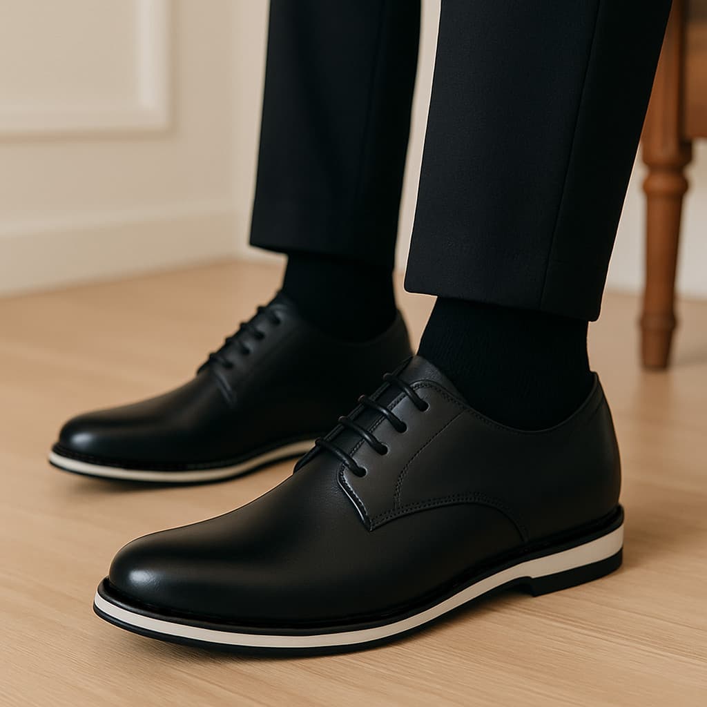 Sapato Masculino Oxford Social Elegante Macio Leve Casamento Dia A Dia