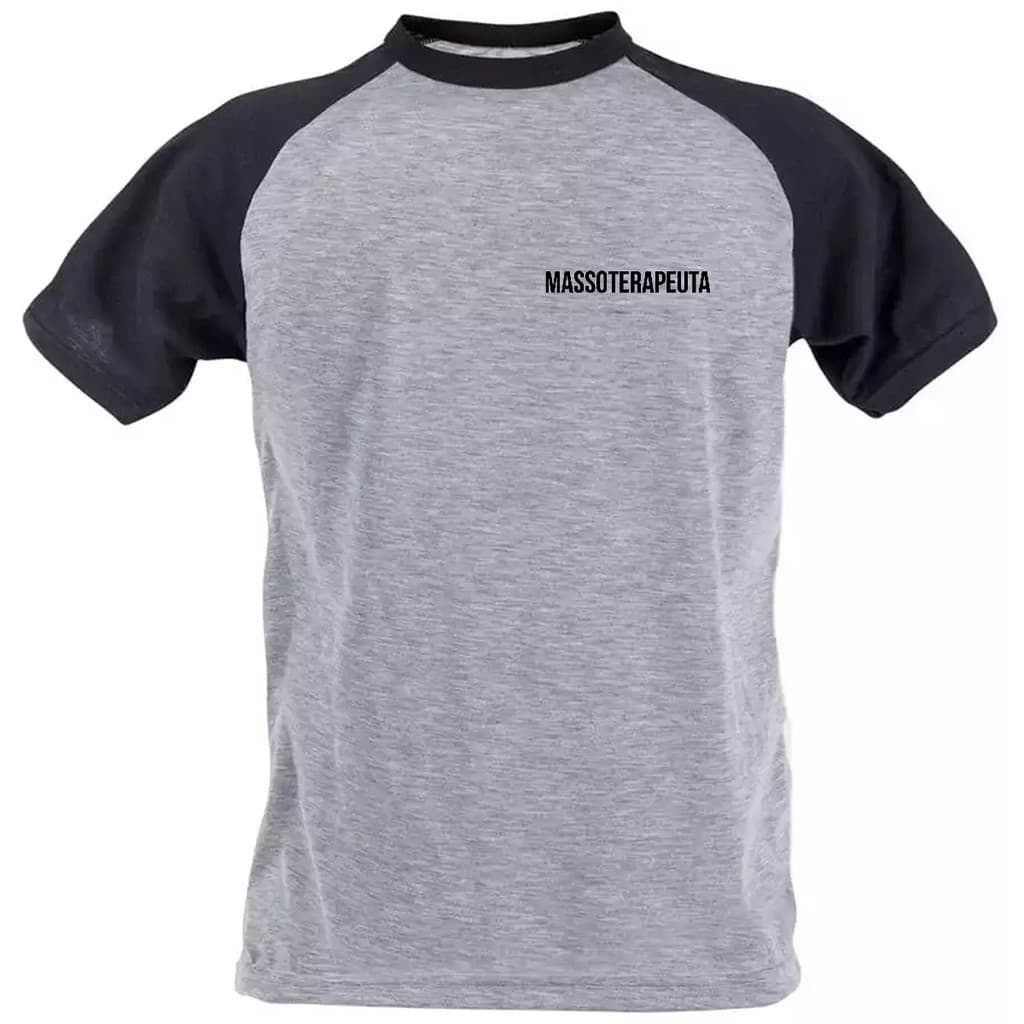 Camiseta massoterapeuta massoterapia uniforme de trabalho