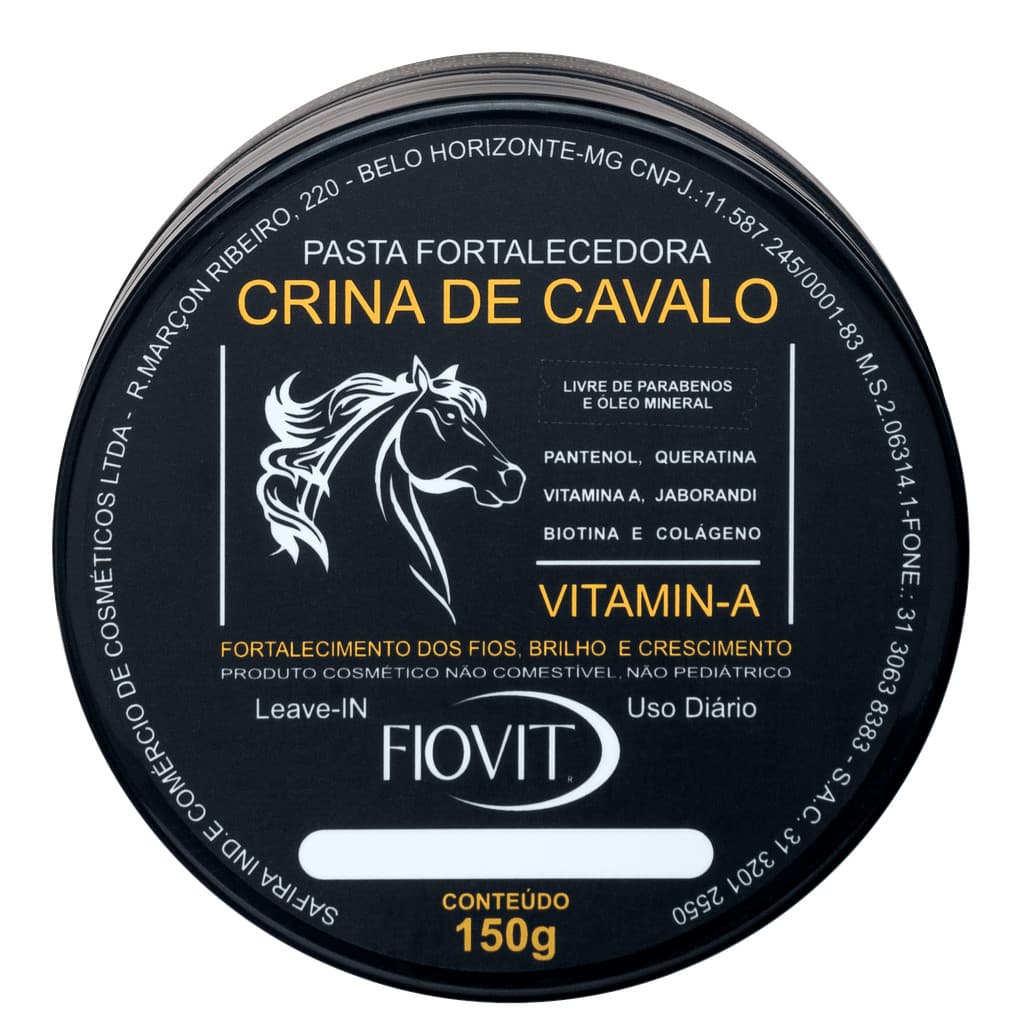 Pasta Fortalecedora Crina de Cavalo 150g