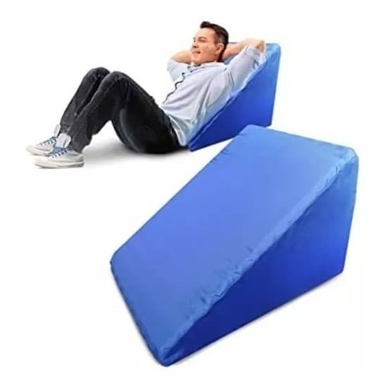 Travesseiro Triangular Armazém 65x30x45cm Azul - Azul