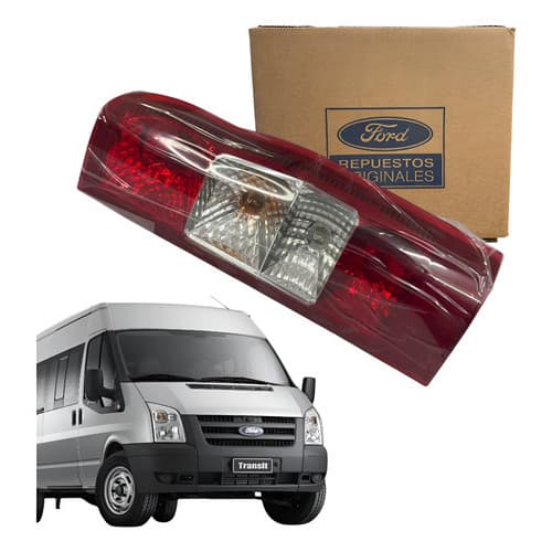 Lanterna Traseira Ld S/lampada C/ Soquete Ford Transit 08/13 Direito/passageiro Vermelho
