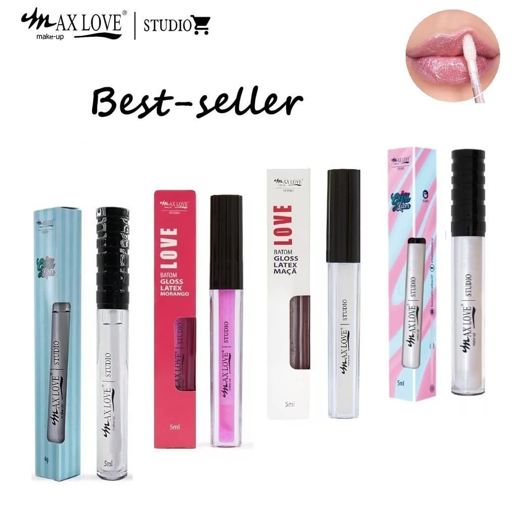Batom Gloss Latex Cor 07 Incolor - Max love