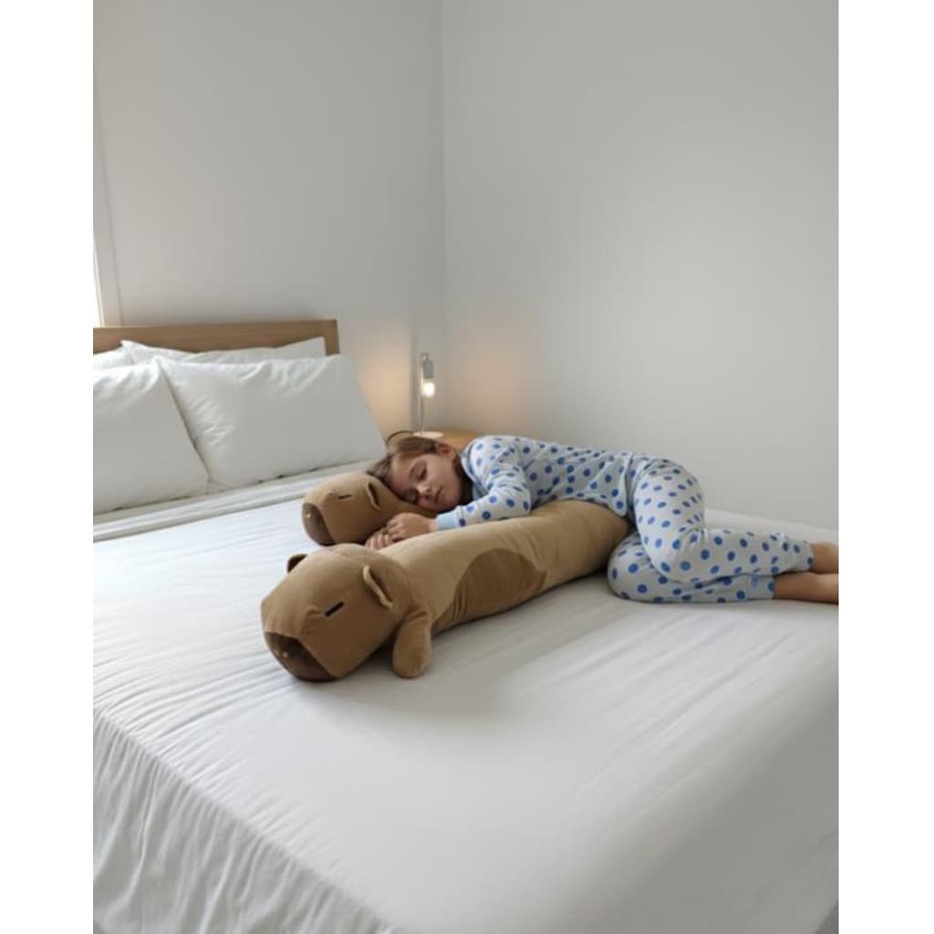 Xuxão Grande Capivara Pelúcia Divertida Toque Acetinado Luxo