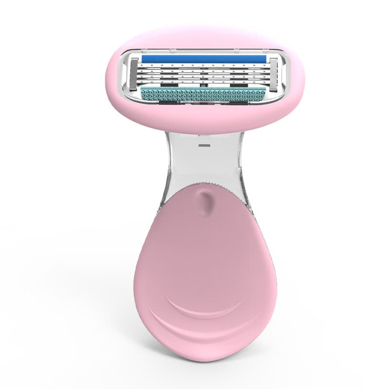 Dispositivo de remoção de pêlos combinando barbeador feminino Manual barbeador senhoras barbear axila barbeador de cabel