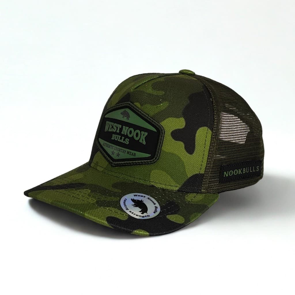 BONE WNB ABA CURVA CAMUFLADO MILITAR E COUNTRY MASCULINO