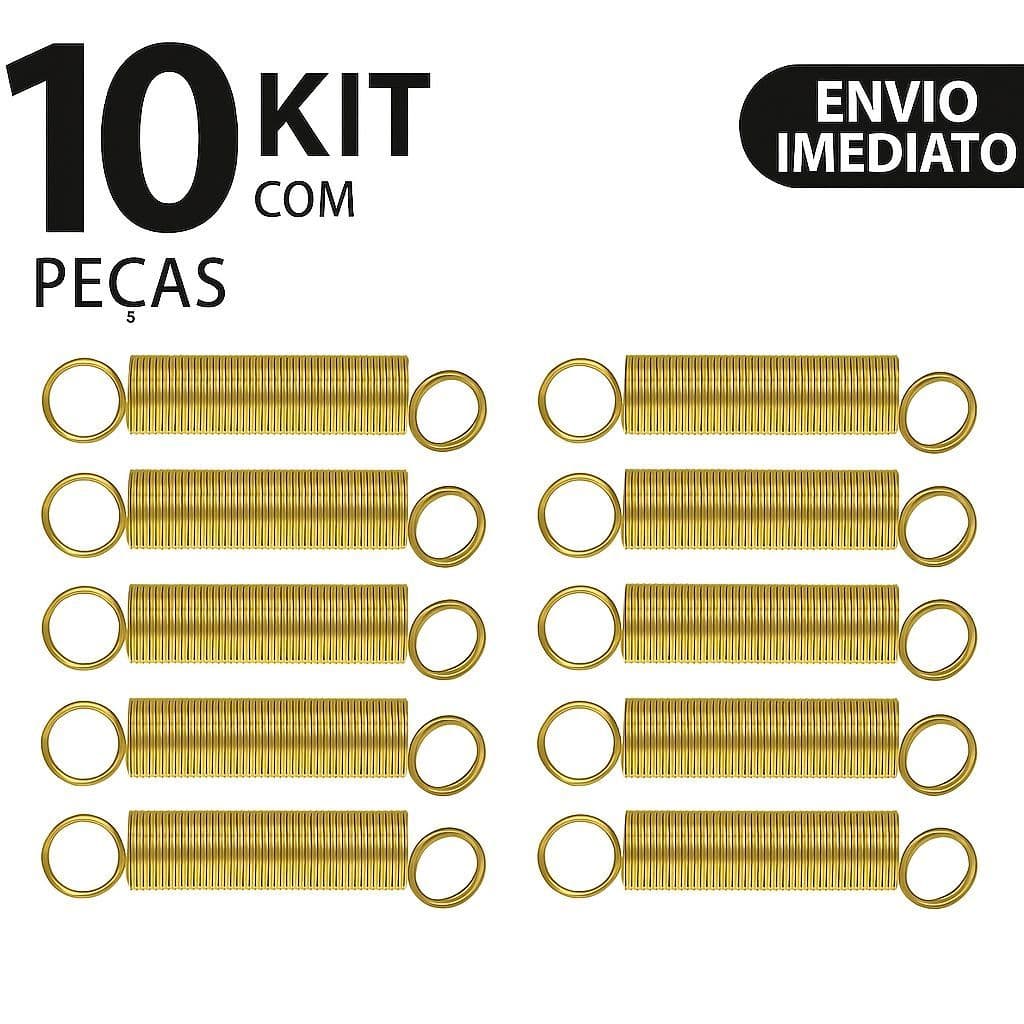 Kit 10 Molas Vara De Suspensão Lavadora Electrolux 6 A 15kg - Maquina De Lavar Ou Kit 4 Molas