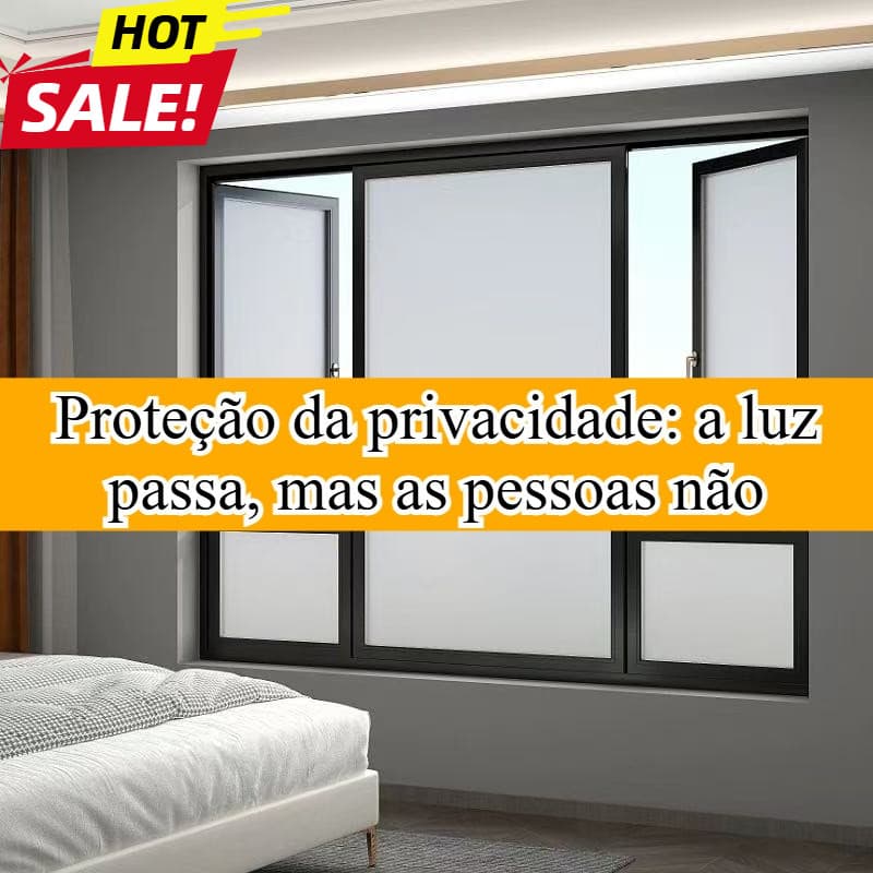 Filme fosco de jateamento de areia de 3m x 60cm (adequado para janelas de vidro/varanda/portas e janelas) - enquanto blo