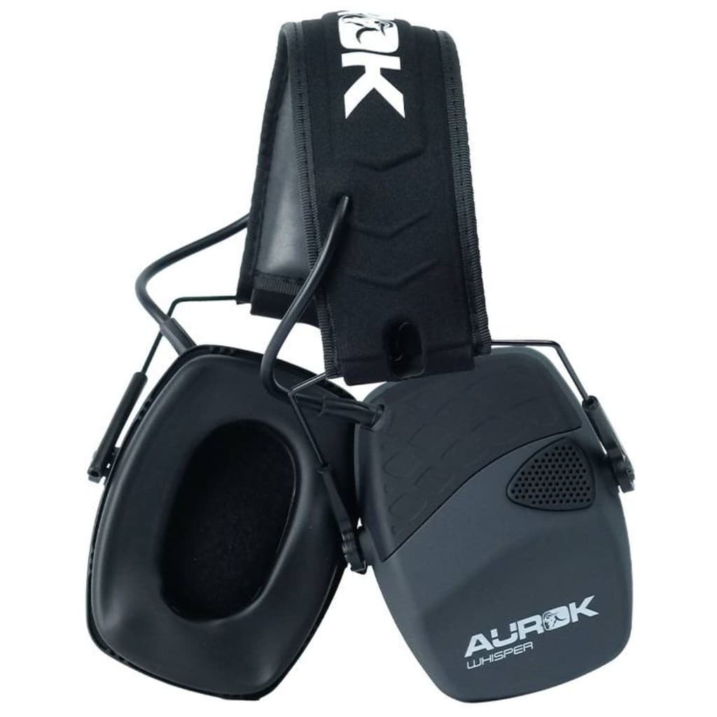 Abafador Auricular Eletrônico Para Tiro Esportivo Aurok Whisper 22 Decibéis