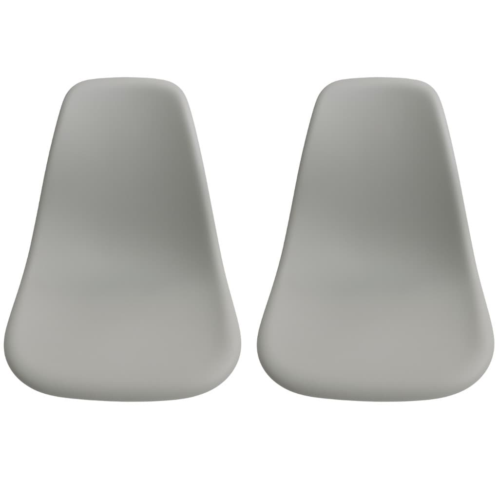 Kit C/2 Banco Para Assento Da Cadeira Charles Eames Eiffel Branco