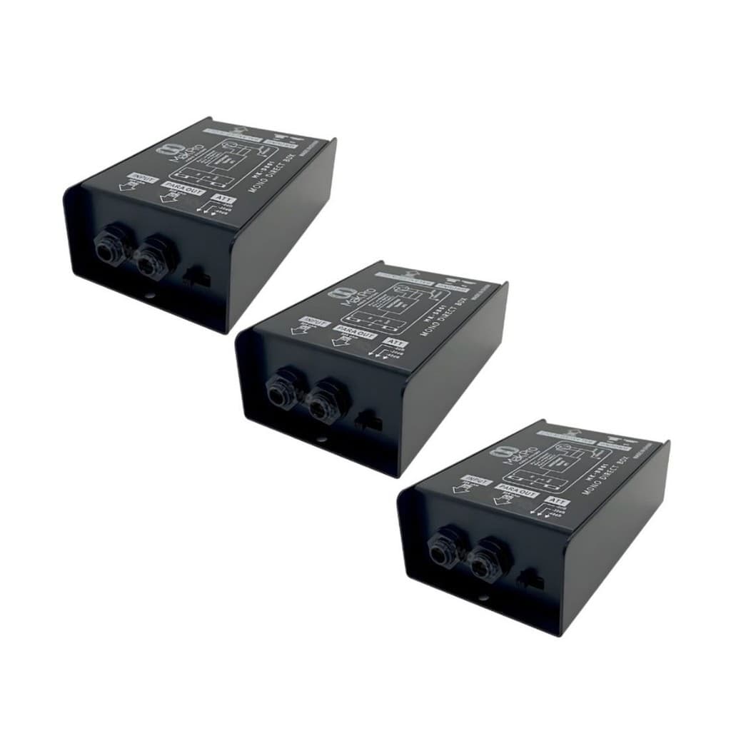 KIT 3 UN Direct Box Passivo Mak Pro MK-DB01
