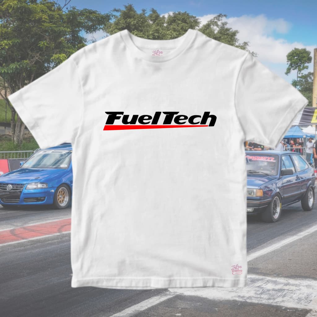 Camiseta FuelTech Performance Carros Esportivos e Arrancada Street Camisa Algodao Premium